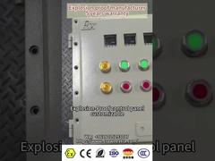 Panel de control ex ignífugo certificado ATEX CNEX para buques industriales peligrosos
