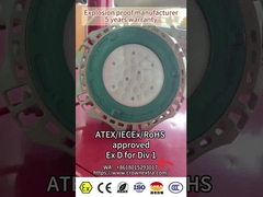 Luces LED a prueba de explosión Ex d 180lm/w para la zona peligrosa 1 IP66 WF2