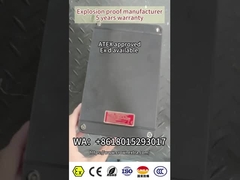 Plastico entero (GRP) Exproof Panel de control a prueba de llama Caja ATEX CNEX Nivel de WF2 AC110/220/3800/460v