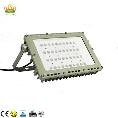 Iluminación LED a prueba de explosión en interiores y exteriores con clasificación IP66 con ángulo de haz de 120°