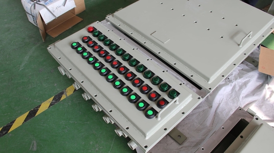 Panel de control a prueba de explosión de 2 mm montado en la pared y a prueba de llamas con nivel de protección de IP66 WF2 certificado por ATEX