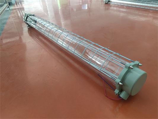 Luz fluorescente a prueba de explosión marina para tubos LED T8 2ft / 4ft (0.6m / 1.2m) Instalación a prueba de llamas