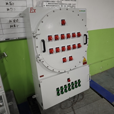 Estación de control a prueba de explosión ATEX de bajo consumo energético    Cajas de control eléctricas ignífugas 220/380Vac G1/2", G3/4", G1, G1.1/4", G1.1/2", G2