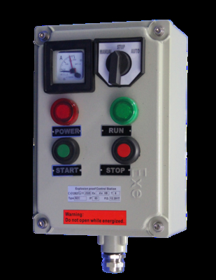 Panel de control eléctrico a prueba de explosiones ATEX IECEx 380V Gabinete de interruptores a prueba de llamas para petróleo y gas industrial