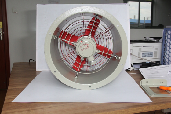 Ventilador axial a prueba de explosión certificado ATEX.