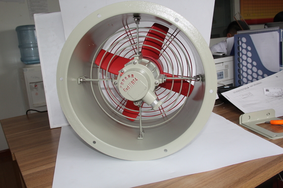 Ventilador axial a prueba de explosiones industrial | Ignífugo y anticorrosión | Múltiples opciones de montaje | Uso en Zona 1/2
