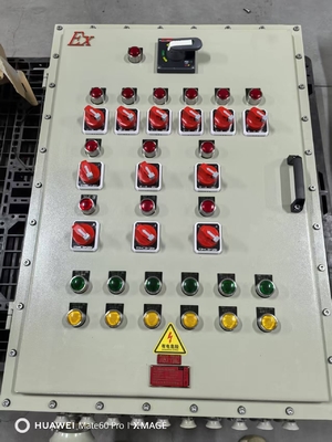 Panel de protección contra explosiones IP65 Cuadro con recubrimiento en polvo acabado de aluminio ≤225A paneles a prueba de explosiones de voltaje