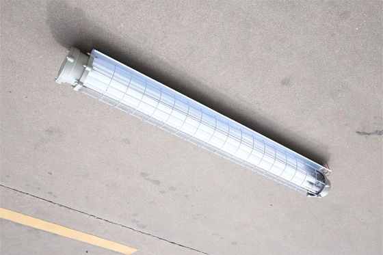 Luz fluorescente a prueba de explosiones con ángulo de haz de 120-140°, con Clase de seguridad Ⅱ, Nivel de protección y Grado IP66