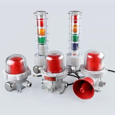 Luces de alarma resistentes a la corrosión y a prueba de explosión WF2 División 1 Consumo de energía 5-40W para la industria petroquímica
