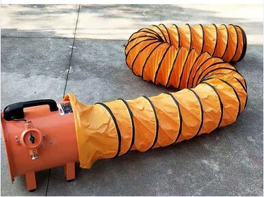 Ventilador axial de aleación de aluminio a prueba de explosiones ATEX para aplicaciones de ventilación industrial