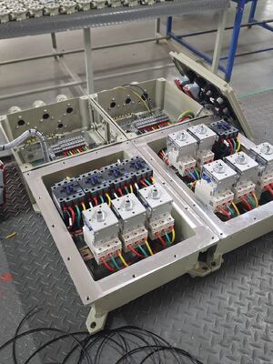 Panel de distribución de energía a prueba de explosiones con bomba de arranque de aleación de aluminio LDB, panel a prueba de explosiones