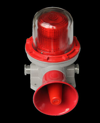 Rojo Amarillo Azul y otros colores Luces indicadoras a prueba de explosión Montaje de techo Dispositivos de señalización de seguridad industrial
