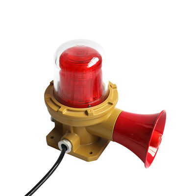 Consumo de energía 5 a 40W Luces de alarma a prueba de explosiones Opciones de pantalla interna para montaje en techo Rojo, amarillo, azul y otros colores
