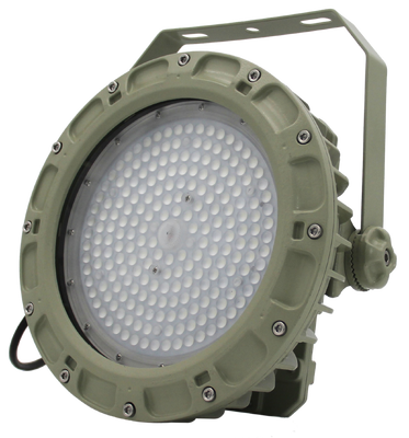 Ex IIC T6 ATEX IECEx IP66 WF2 luz de alta bahía a prueba de explosión antisalzamiento 50w-240w para plataforma de perforación en alta mar
