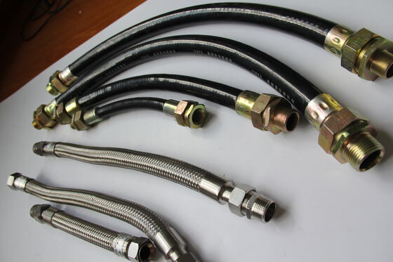 Proof de explosión PVC flexible conducto de metal de acero inoxidable de alta presión mangueras flexibles