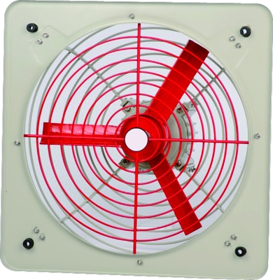 Alta eficiencia 120-750w ventilador de escape a prueba de explosión con dispositivo de amortiguación de vibraciones para entornos peligrosos