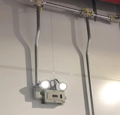2*4,5w de emergencia doble faro de pared montado luz a prueba de explosión ATEX LED luz de emergencia para lugares peligrosos