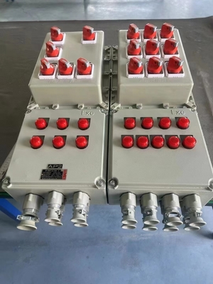 Industria del petróleo / gas Ex-proof IP66 caja de control de prueba de explosión Panel de control de la placa de control de prueba de explosión