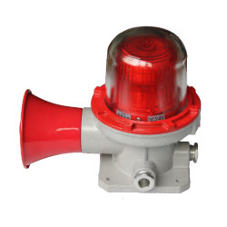 Alerta de luz LED a prueba de explosión impermeable Alerta audible y visual 5-40W 180DB con 150 veces/min