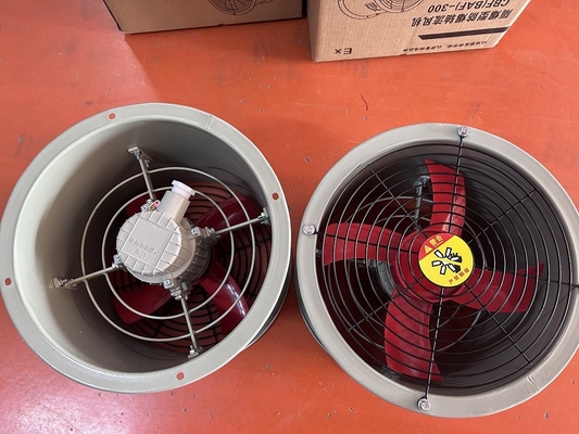 Ventilador axial a prueba de explosión de 220/380V para aeródromos de alta velocidad Ventilador eléctrico de conducto de alta temperatura