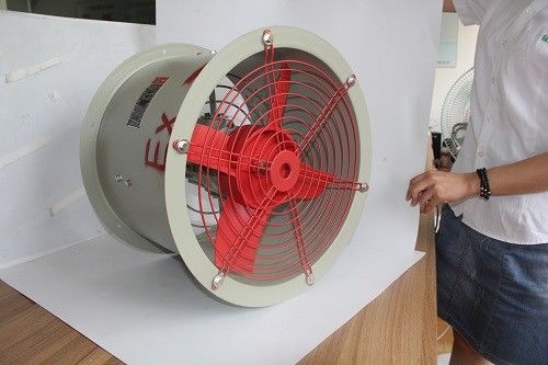 Ventilador axial a prueba de explosión de 300 mm de diámetro, incluida la extracción de enfriamiento por ventilación