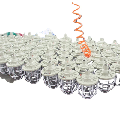 Luz HID a prueba de explosión de vidrio templado certificado ATEX con 9000 lumens y temperatura de color de 5000K