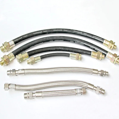 Tubo flexible antiexplosivo de acero inoxidable con protección IP67