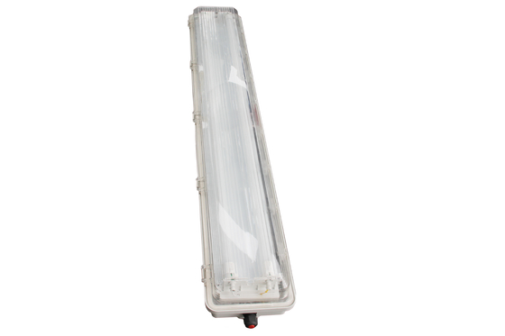Material G 3/4&quot; ATEX GRP Luz fluorescente a prueba de explosión Lineal IP66 Luz LED a prueba de explosión para zonas peligrosas