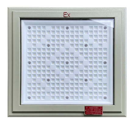 ATEX 18 * 18 pulgadas de forma cuadrada Luz a prueba de explosión 100w 130lm / w Luz de gasolinera con cinco años de garantía