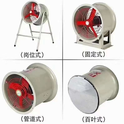 Industrial 1450 r/m A prueba de explosión Ejector de 300 mm de diámetro Ventilador de seguridad y ventilación de alto rendimiento para zonas peligrosas