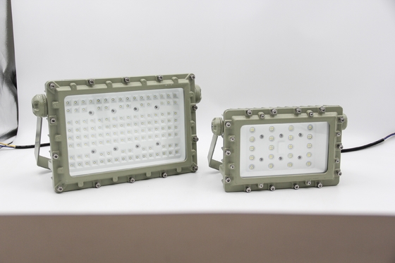 Luzes LED de color rojo a prueba de explosión de 140lm/W con entrada AC/DC y clasificación IP66