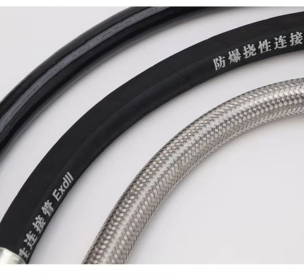 Protección contra el polvo y el agua IP65 de acero inoxidable duradero Hecho de 1/2" de conducto flexible a prueba de explosión para un rendimiento duradero