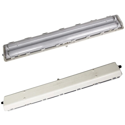 Material GRP de alta resistencia 600 mm Luz lineal a prueba de ex Luces fluorescentes antiexplosivas para la seguridad industrial