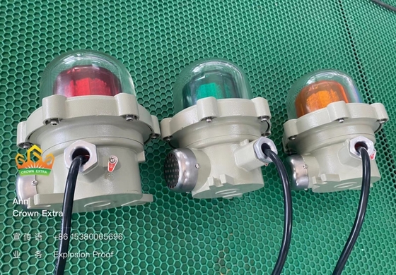 Luces de advertencia a prueba de explosión de alto brillo y lámparas de alarma montadas en el techo 150 veces por minuto Frecuencia de destello