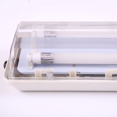 Luz fluorescente a prueba de explosión de frecuencia 50/60Hz 120-140C Ángulo del haz 9-14mm Especificaciones del cable