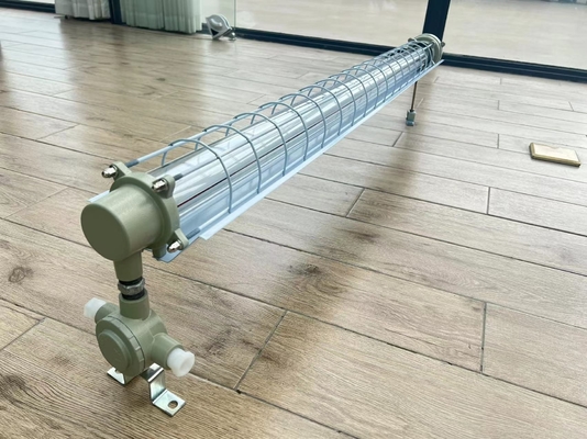 Ex Db Eb IIC T6 Gb/Ex Tb IIIC T80C Db 600 mm Luz fluorescente a prueba de explosión para la zona 1 2 Clase de seguridad II
