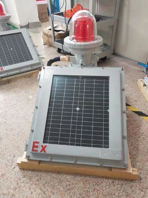 Luz de obstrucción LED solar a prueba de explosiones para áreas peligrosas IP65