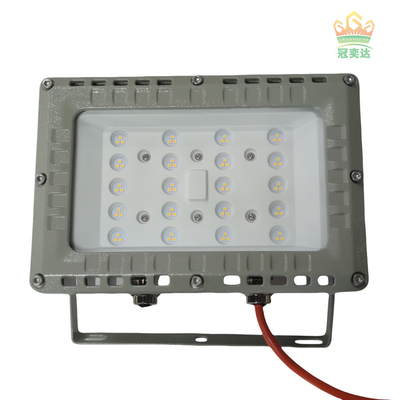 ATEX IECEx RoHS ISO9001 50W Luz de inundación LED a prueba de explosión para instalaciones de desechos peligrosos