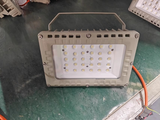 ATEX IECEx RoHS ISO9001 50W Luz de inundación LED a prueba de explosión para instalaciones de desechos peligrosos
