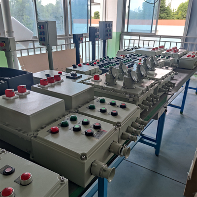 Panel de control WF2 a prueba de explosión con entrada de cable personalizada con certificación ATEX