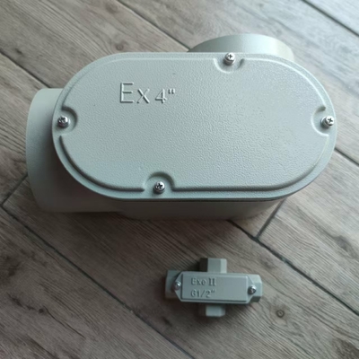 ¢ IP65 caja de unión a prueba de explosión impermeable ¢ Aluminio fundido a presión, resistente a la corrosión, WF2, 2/3 entradas, montaje horizontal