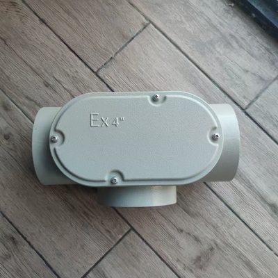 Revestimiento de caja de cableado a prueba de explosión de seguridad Atex con WF2 para aluminio de yacimientos petrolíferos 220/380VAC