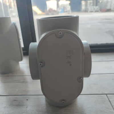 A prueba de explosión Ex d Caja de cableado de aluminio de grado marino / acero inoxidable clase IIB / IIC