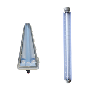 Instalación de iluminación fluorescente lineal a prueba de fuego - IP66 - Corrosión resistente 54watt colgante de montura de brida de techo