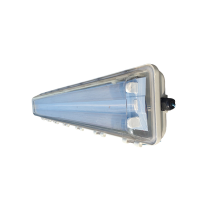 Instalación de iluminación fluorescente lineal a prueba de fuego - IP66 - Corrosión resistente 54watt colgante de montura de brida de techo