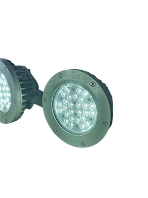 División 1 ATEX Aprobado Exproof Luz de la bahía LED a prueba de fuego con grado WF2 150Watt 180lm/w