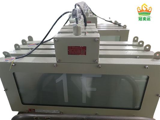 Señal de salida LED con tiempo de emergencia de 180 minutos de grado industrial IP66 para entornos peligrosos con función de iluminación de emergencia