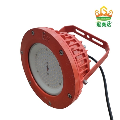 ATEX Luz LED a prueba de explosión de aluminio de alta bahía IP66 de grado marino industrial personalizado Para buques en alta mar Petróleo 175lm / watt 295V
