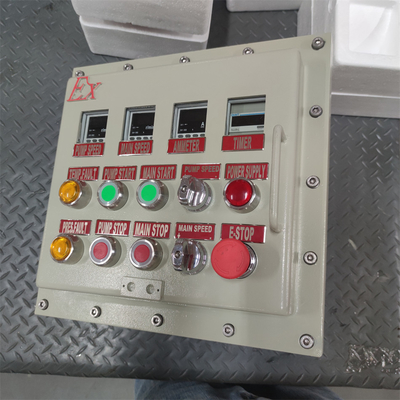 Calificación ATEX CNEX Ex d Revestimiento de caja de panel ignífugo IP66 WF2 para zonas peligrosas con entrada de cable personalizada 295Vac