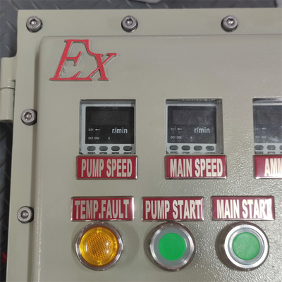 Calificación ATEX CNEX Ex d Revestimiento de caja de panel ignífugo IP66 WF2 para zonas peligrosas con entrada de cable personalizada 295Vac